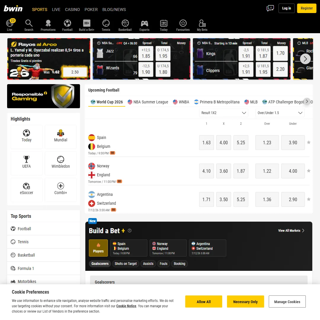 Bwin — casa de apuestas