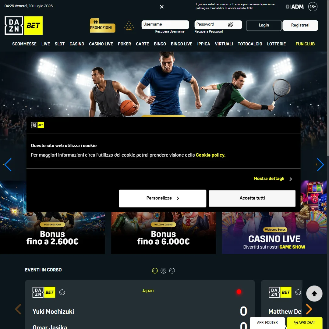 DAZN Bet — casa de apuestas