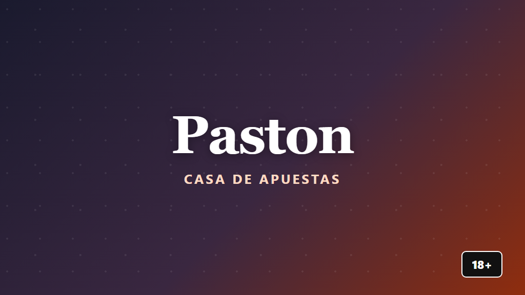 Paston — casa de apuestas